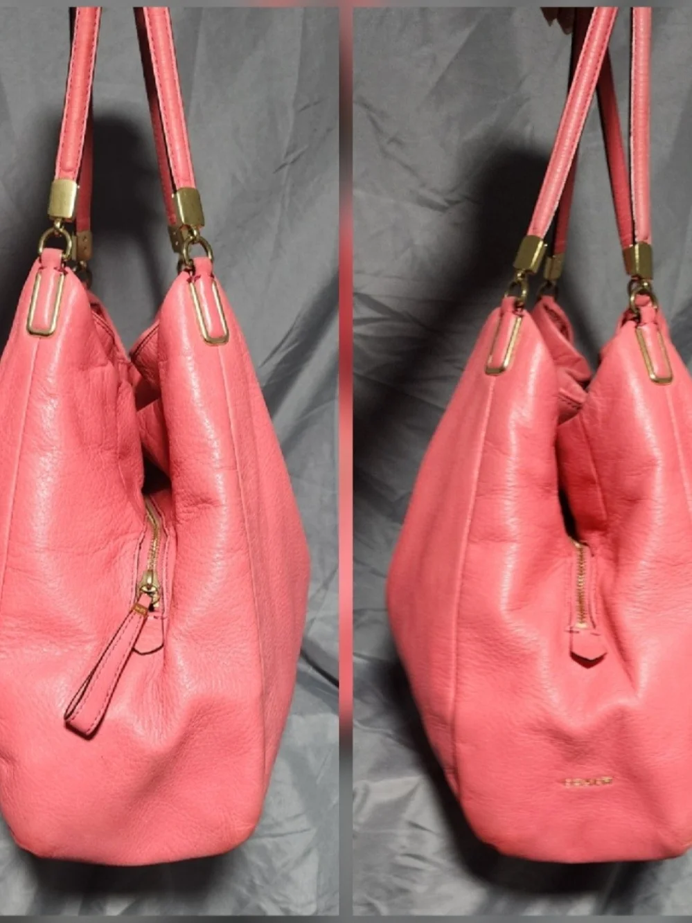 Coach Madison Pheobe Pink Leather Hobo Shoulderbag Purse